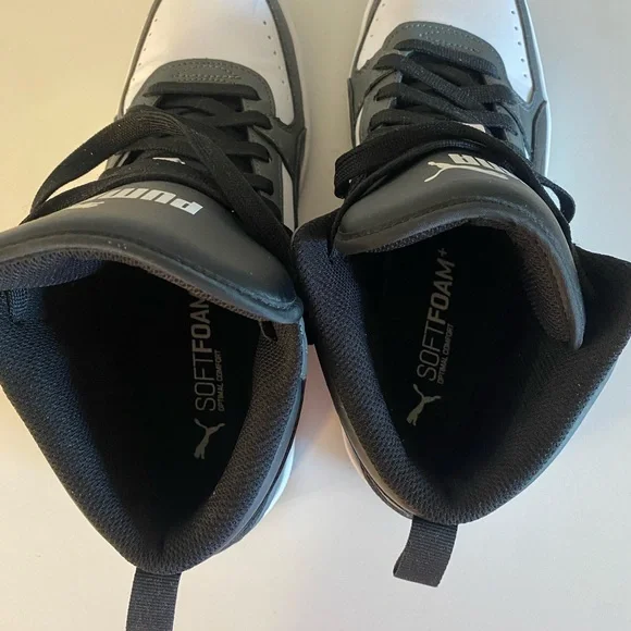 PUMA Black and Gray Sneakers - Picture 7 of 8